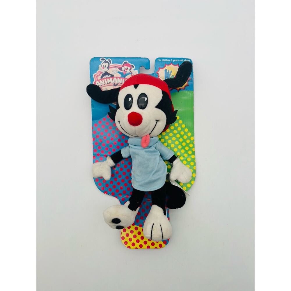 Vintage Animaniacs Wakko Plush Toy 1995 Play By Play Toys New On Card.